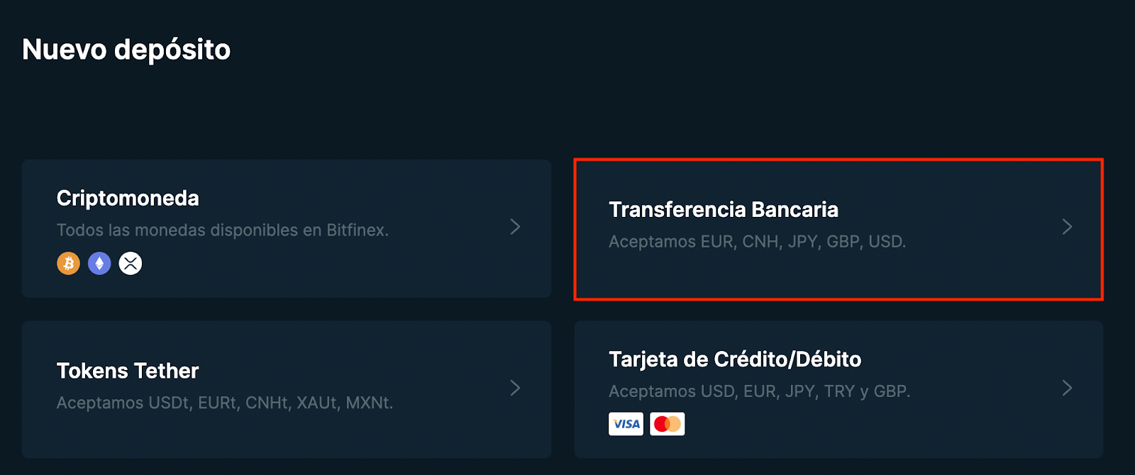 C Mo Hacer Un Dep Sito Mediante Transferencia Bancaria A Bitfinex