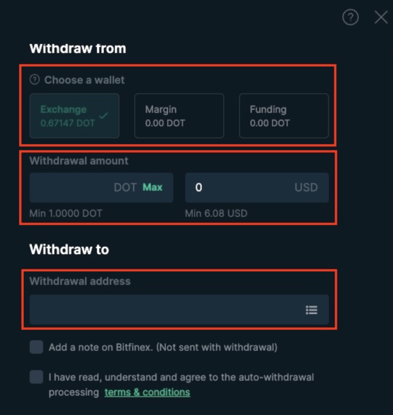 How to withdraw from – Help Center