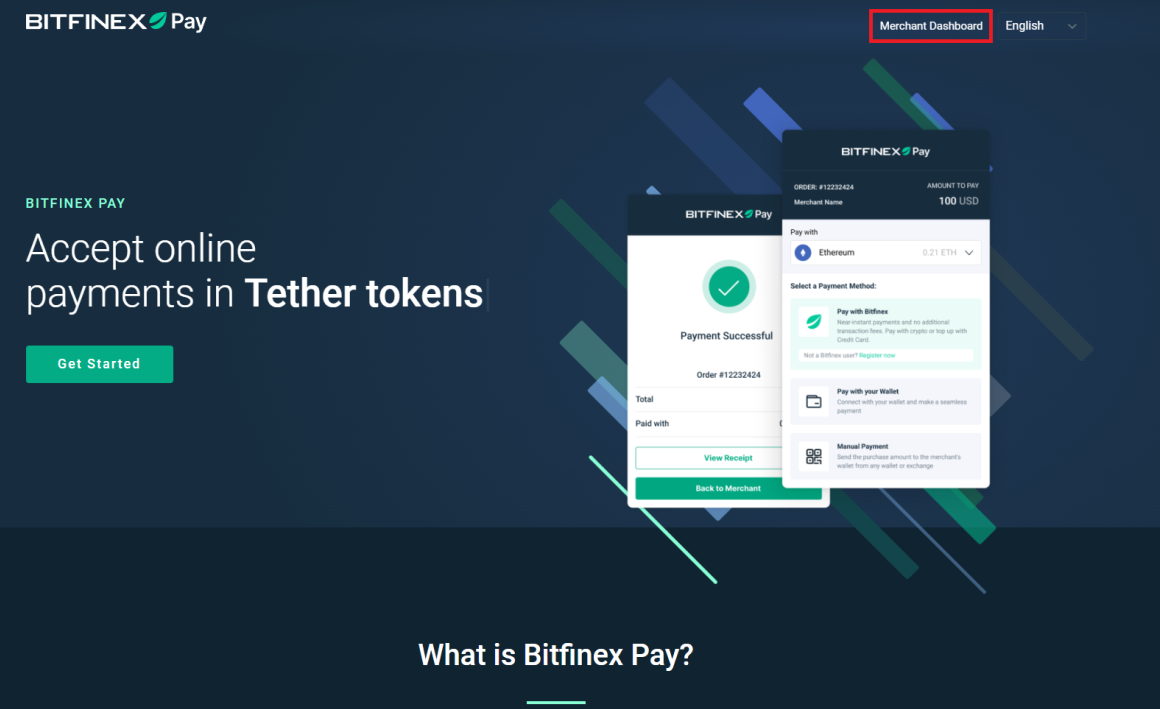 How To Access The Merchant Dashboard – Bitfinex Help Center