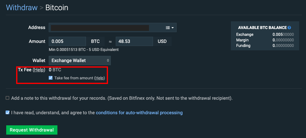 Bitfinex Exchange