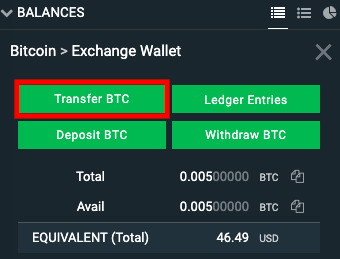 How Do I Transfer Funds Between My Wallets Bitfinex Help Center